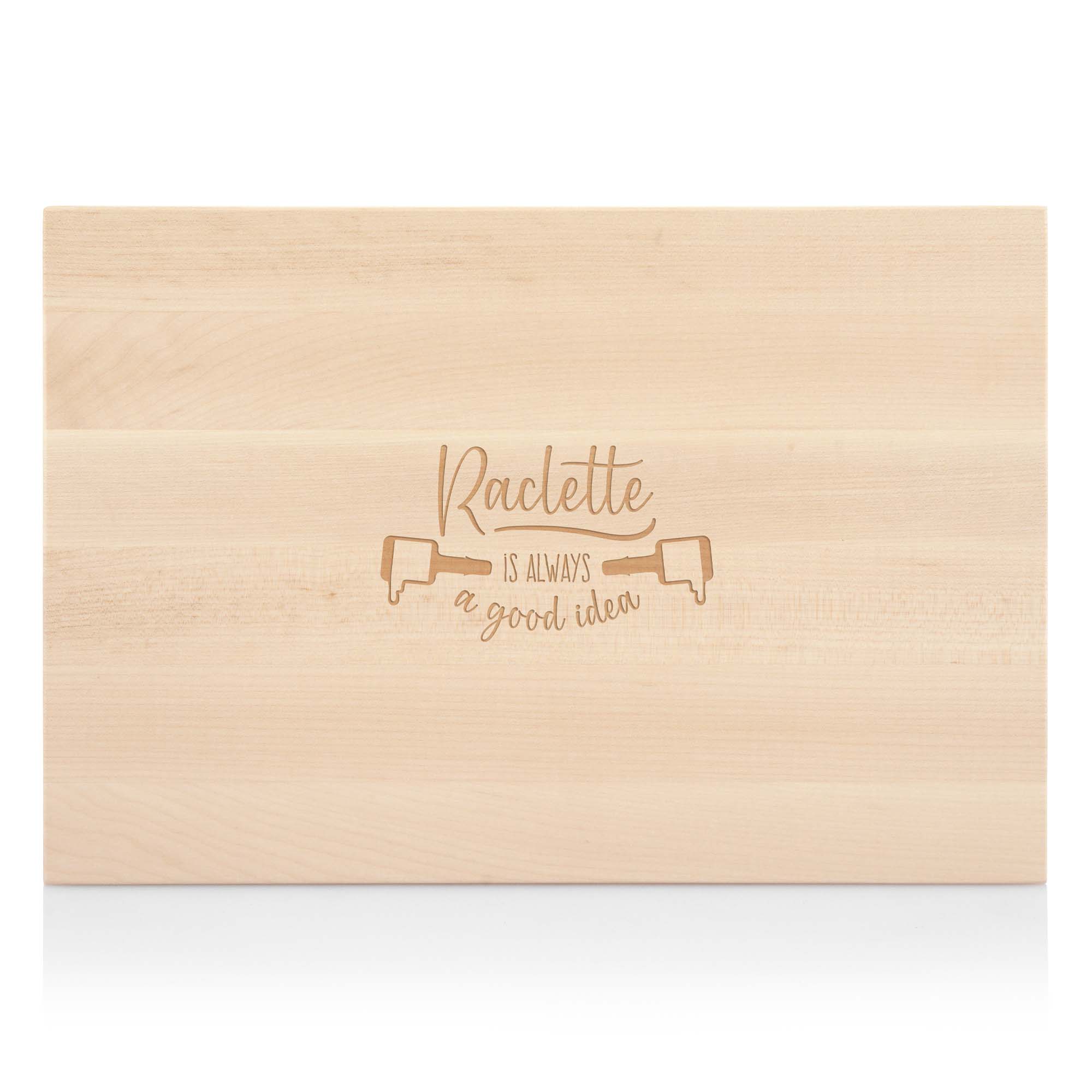 Schneidebrett Ahorn massiv Swiss Made, "Raclette“, S 270x180x20mm Schneidebrett Ahorn massiv Swiss Made, "Raclette“, S 270x180x20mm