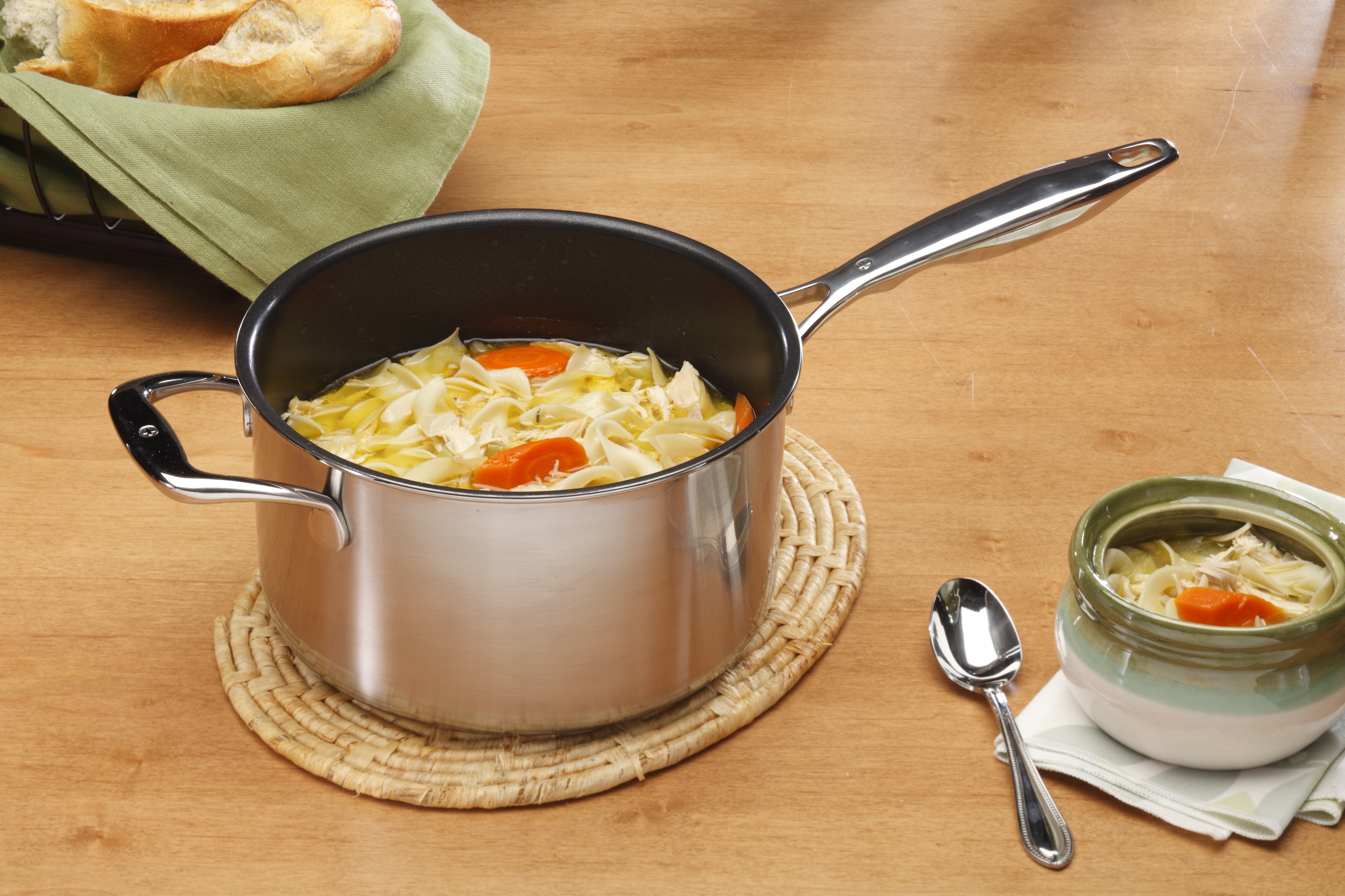 XD Nonstick Clad Induction - Inox Stielkasserole mit Deckel Ø 20cm