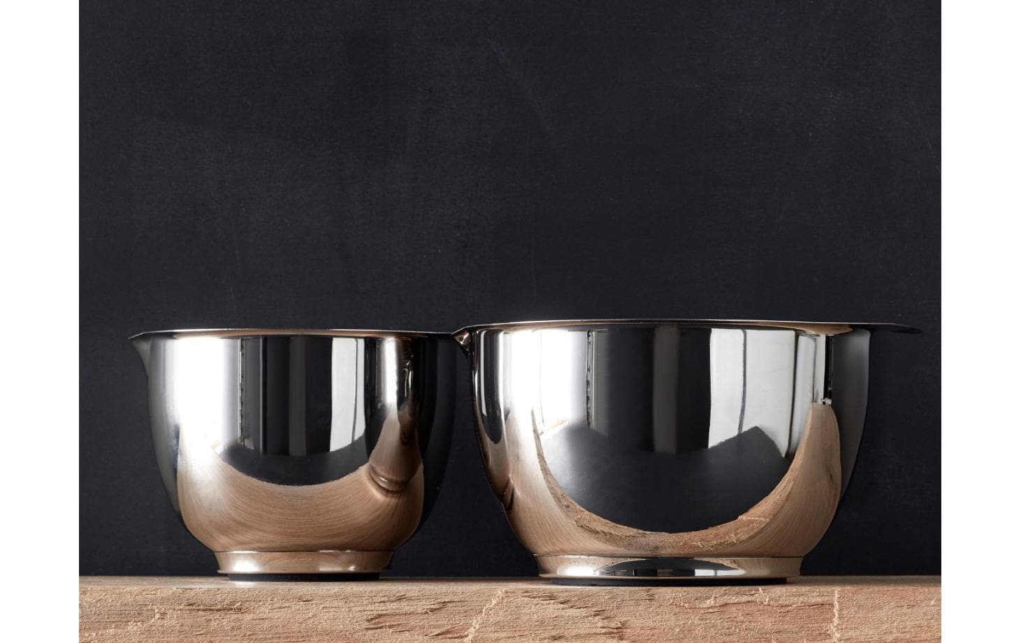 Schüssel, Metall, Silber, Spiegelfinish, Kombipaar