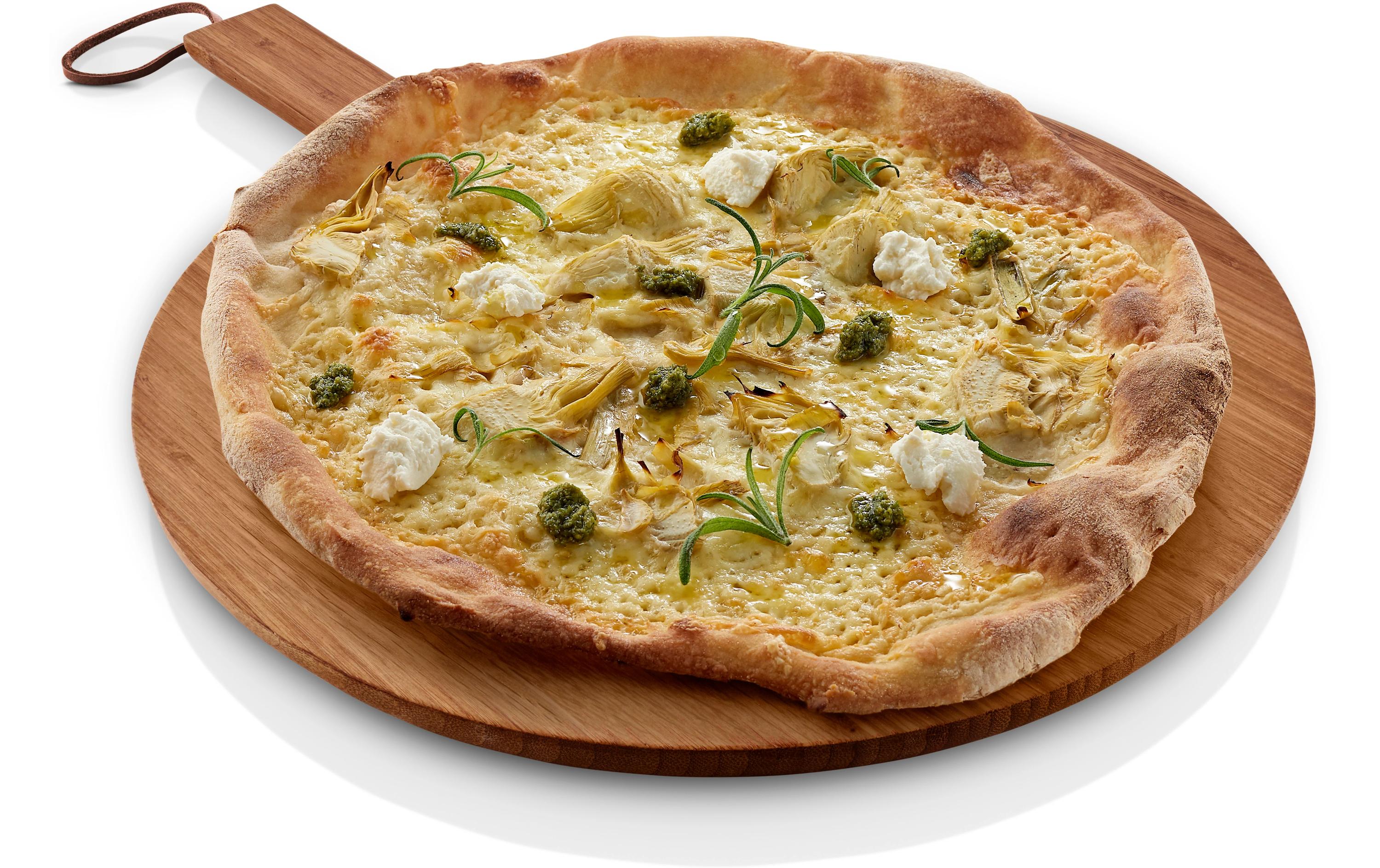 Essen, Pizza, Präsentation des Essens