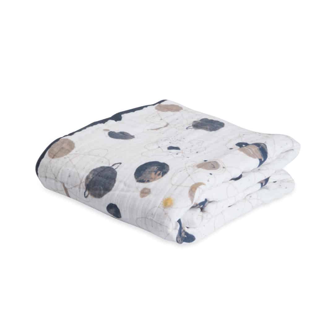 Cotton Muslin Quilt - Planetary