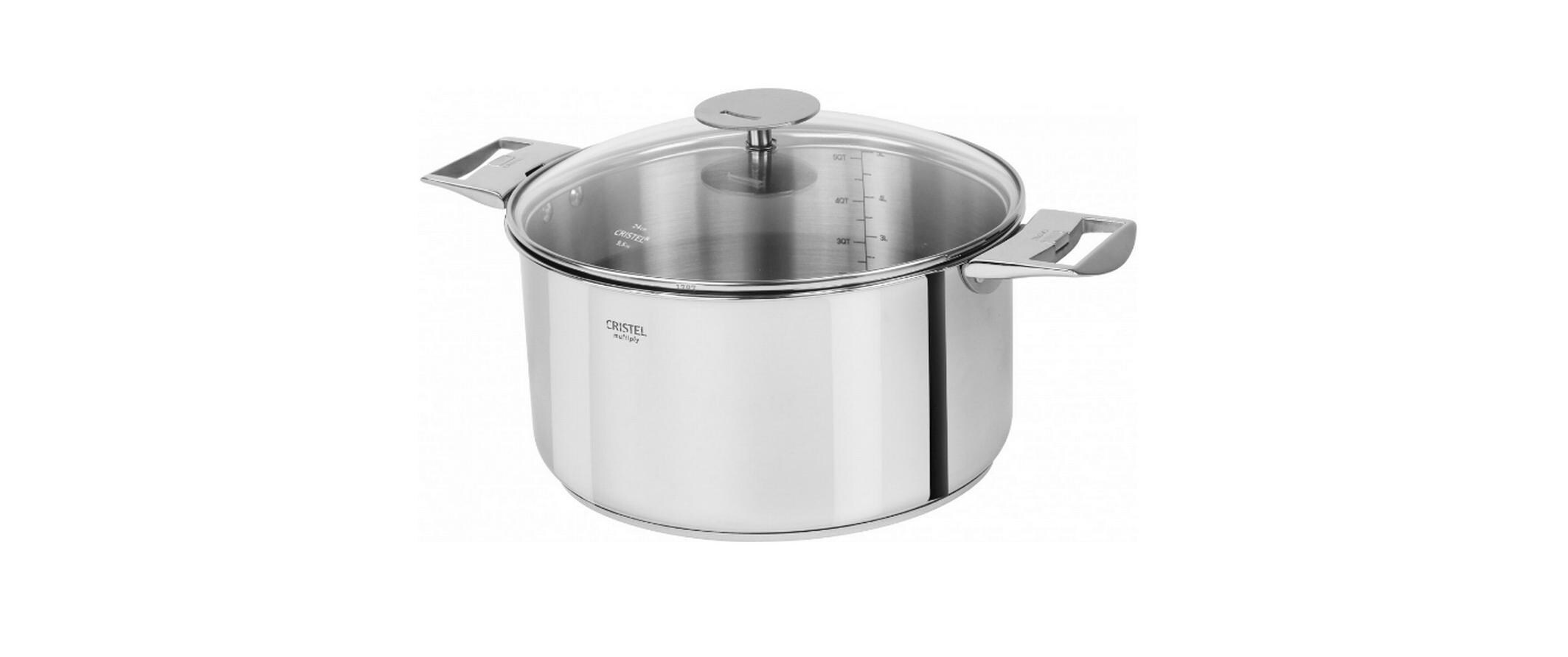 Cristel Edelstahlfleischtopf Casteline 22cm