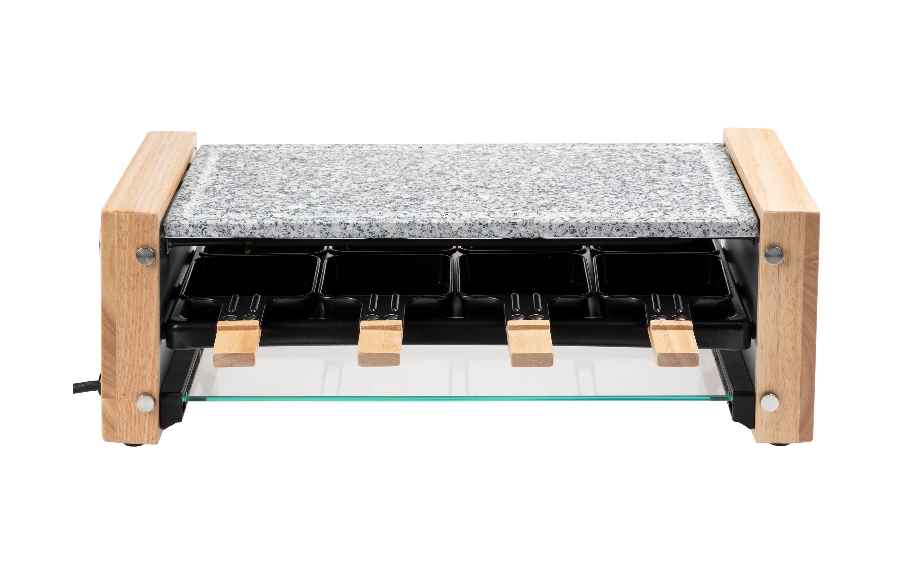 FURBER Raclette-Grill 8P Holz/Stein