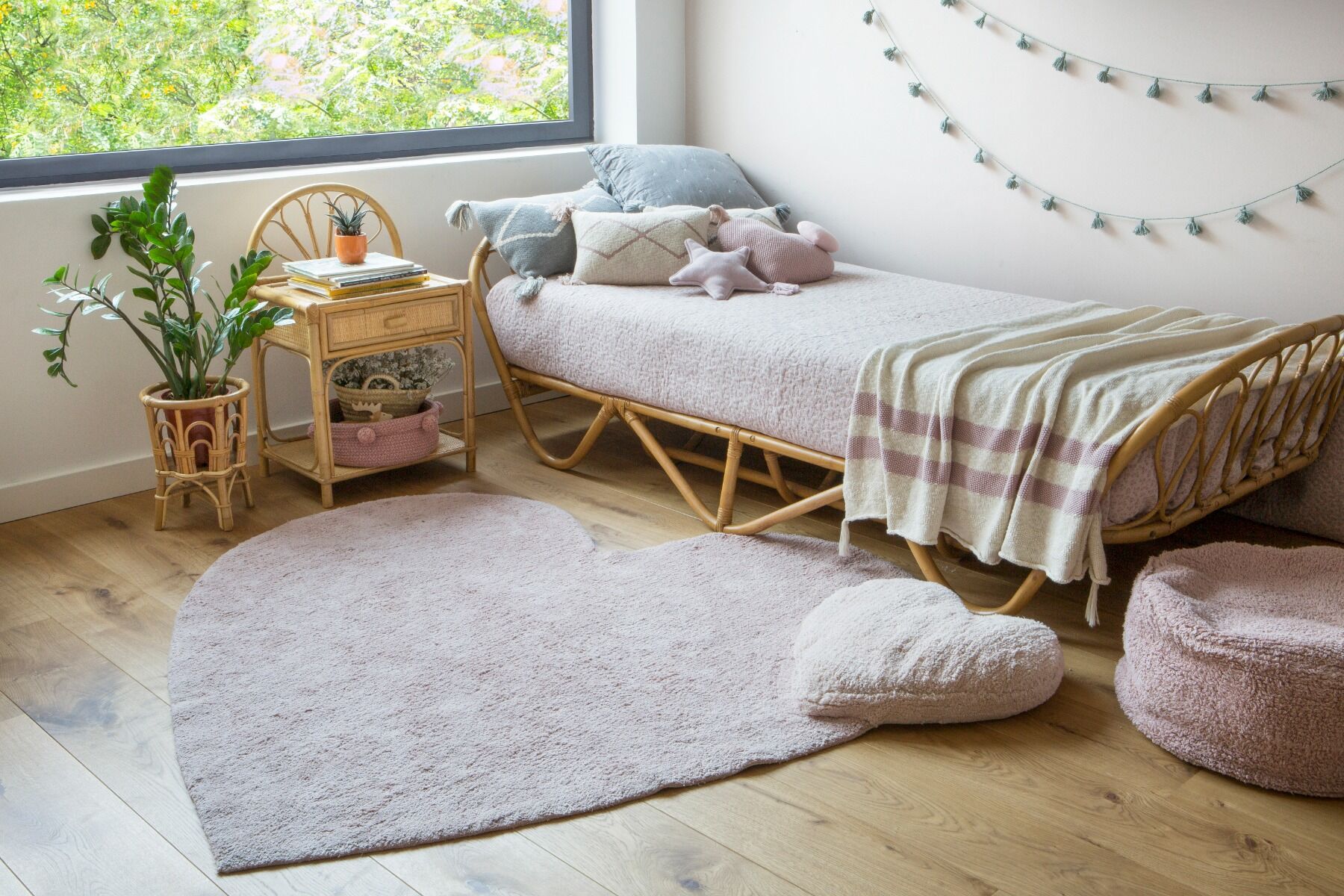 Basket Tray Vintage Blue