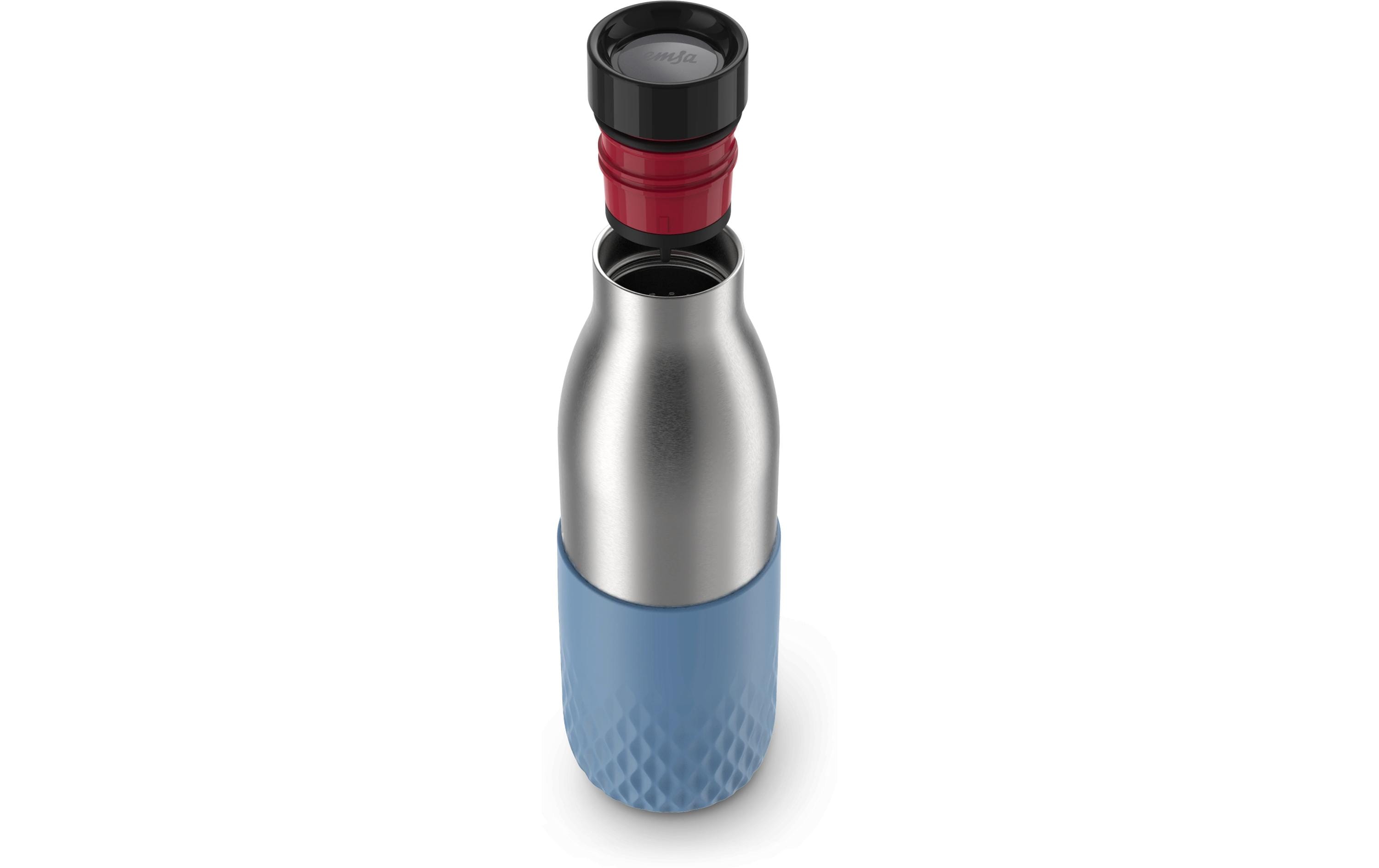 flasche, trinkflasche, stahl, silber, muster