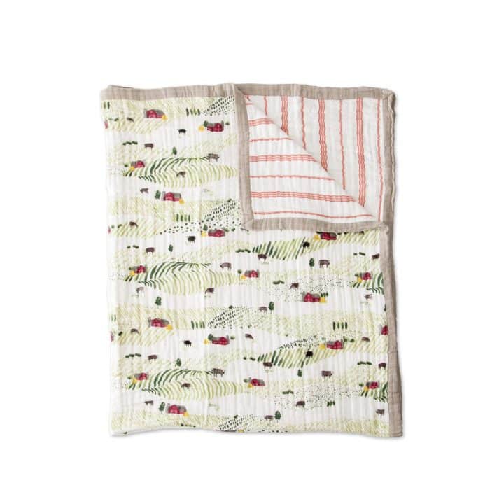 Big Kid Cotton Muslin Quilt - Rolling Hills