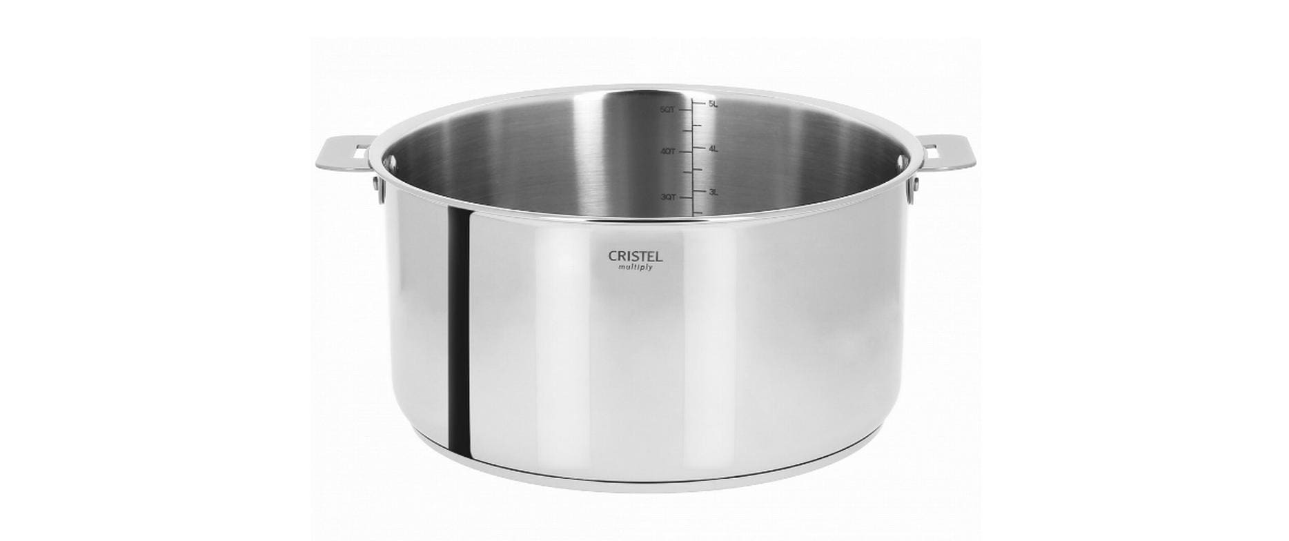 Cristel Edelstahlfleischtopf Casteline 22cm