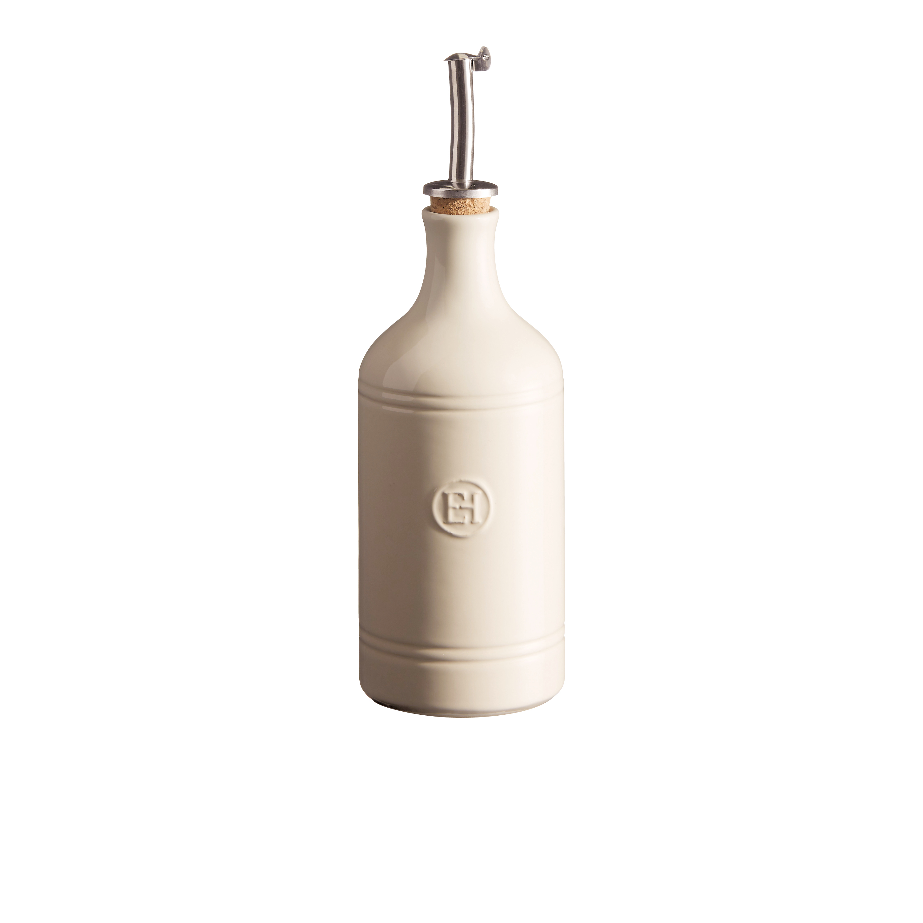 Essig/Öl Spender Keramik 400 ml Ø 7.5 cm, weiss