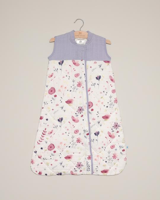 Cotton Muslin Quilted Sleep Bag Gr. M - Fairy Garden Cotton Muslin Quilted Sleep Bag Gr. M - Fairy Garden