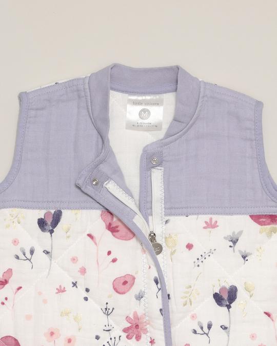 Cotton Muslin Quilted Sleep Bag Gr. M - Fairy Garden Cotton Muslin Quilted Sleep Bag Gr. M - Fairy Garden