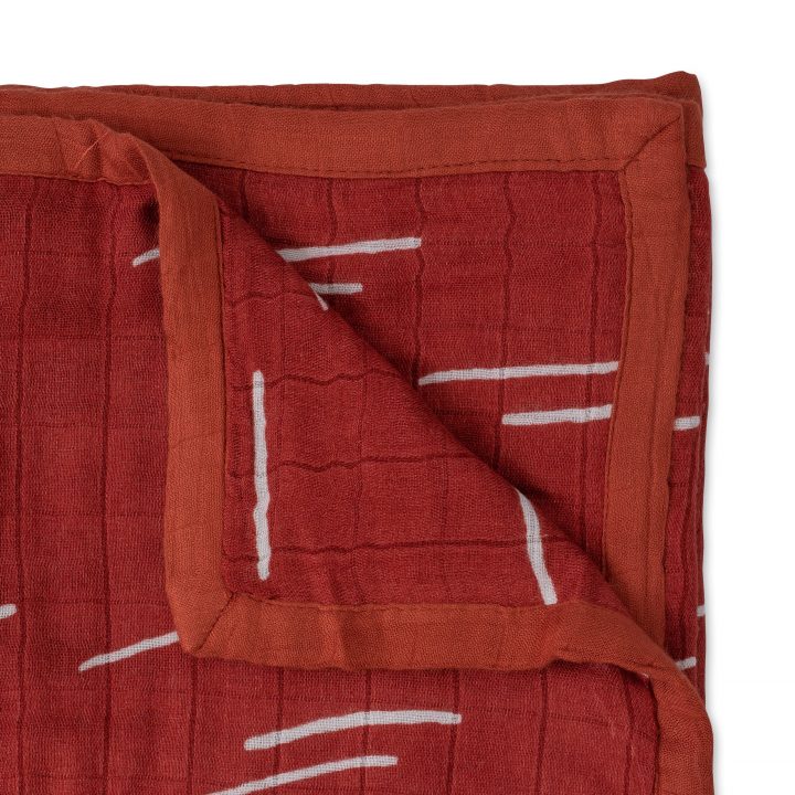 Deluxe Muslin Quilt - Baked Clay