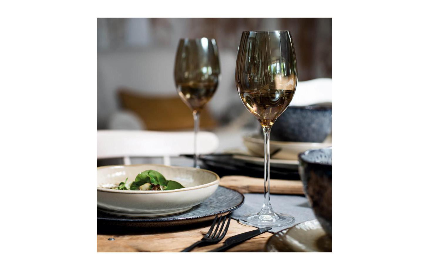 Leonardo Schale Matera 980ml Anthrazit Glas, Getränk, Alkohol, Wein, Weinglas, Glas, Getränk, Alkohol, Wein, Weinglas