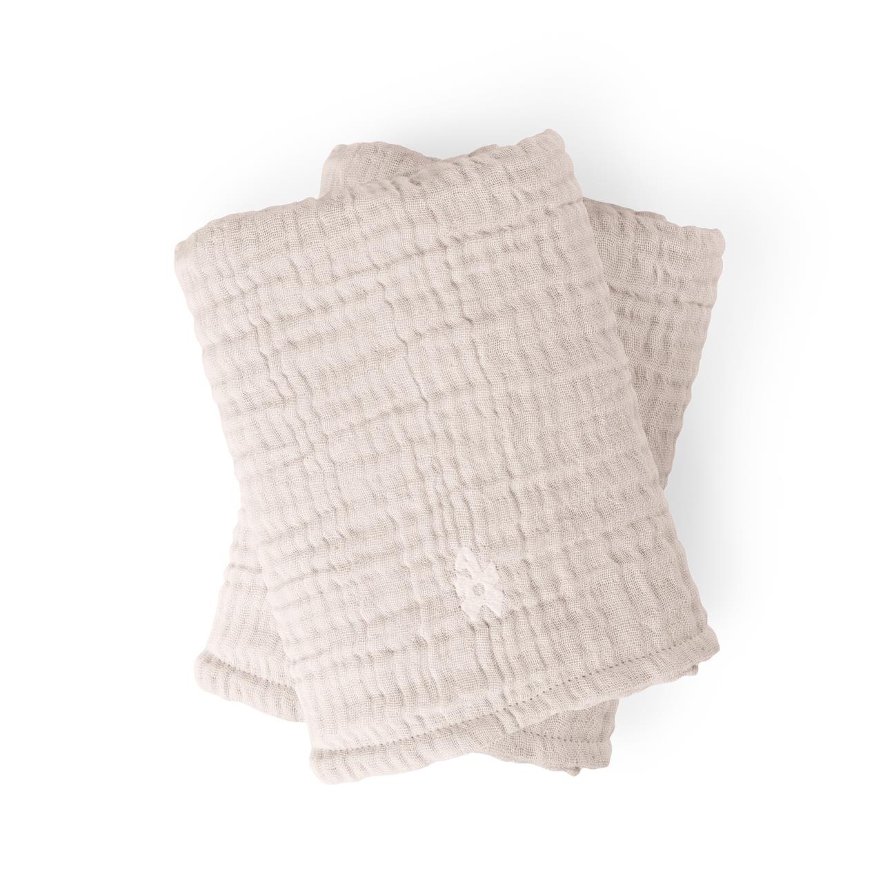 Wickelunterlage 6-lagig, Musselin, Rose