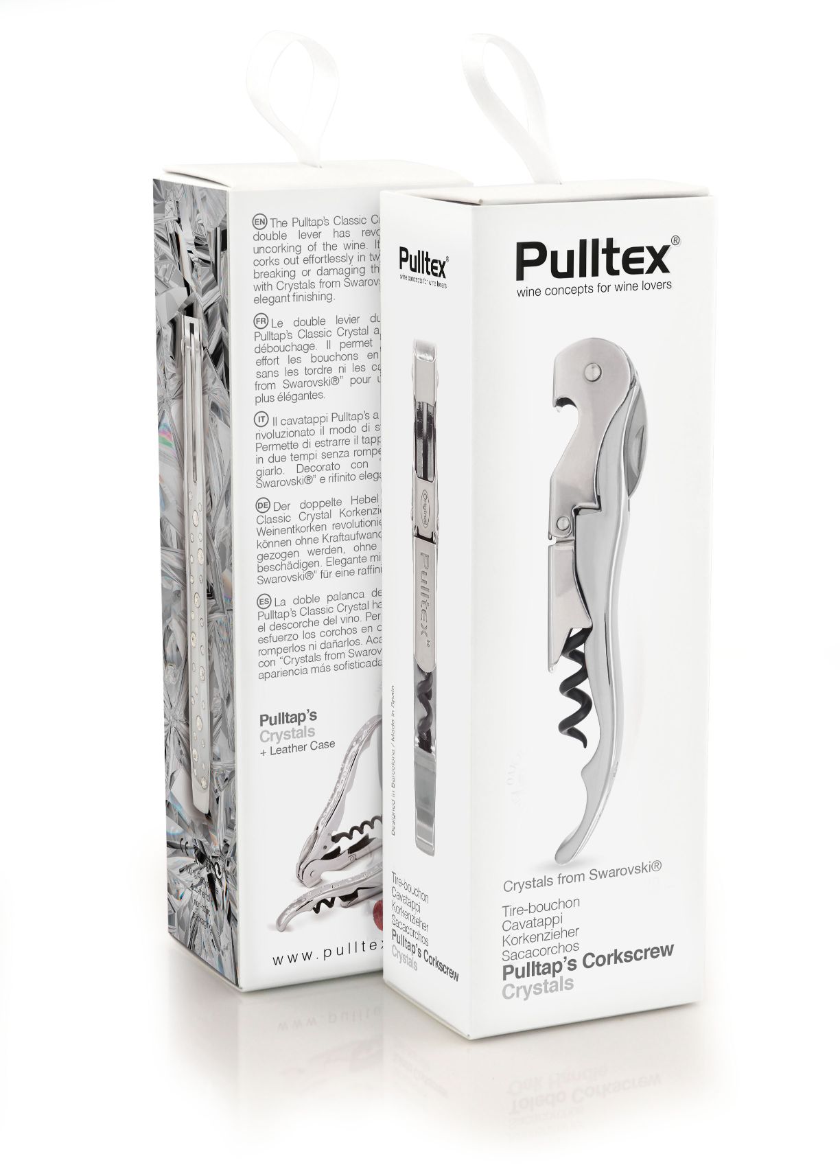 Pulltap's Swarovski Korkenzieher inkl. Lederetui