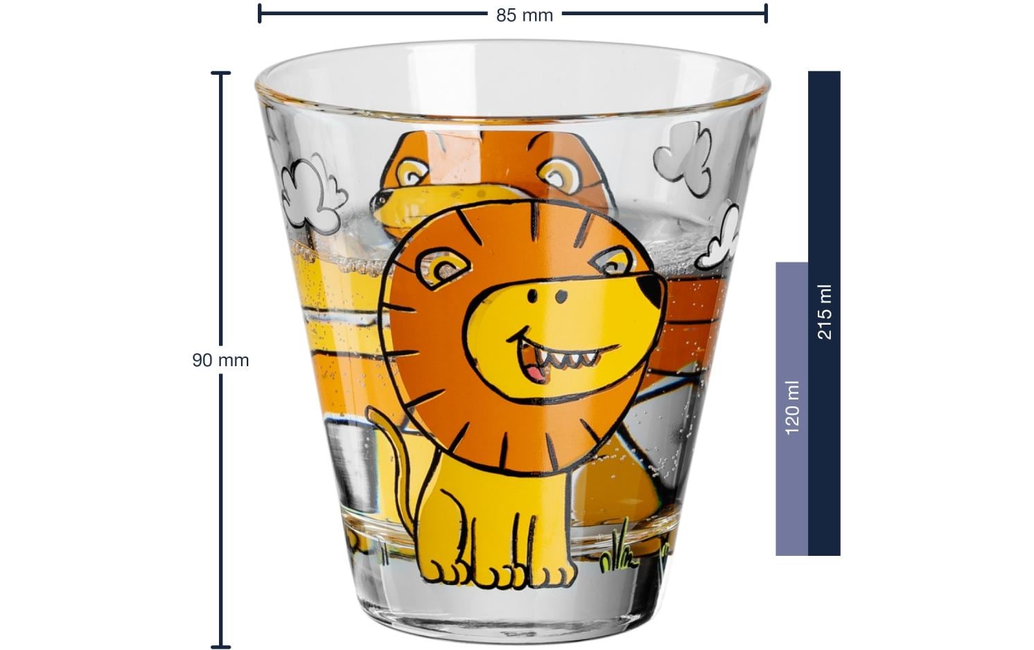 Leonardo Trinkglas Bambini 215ml Löwe