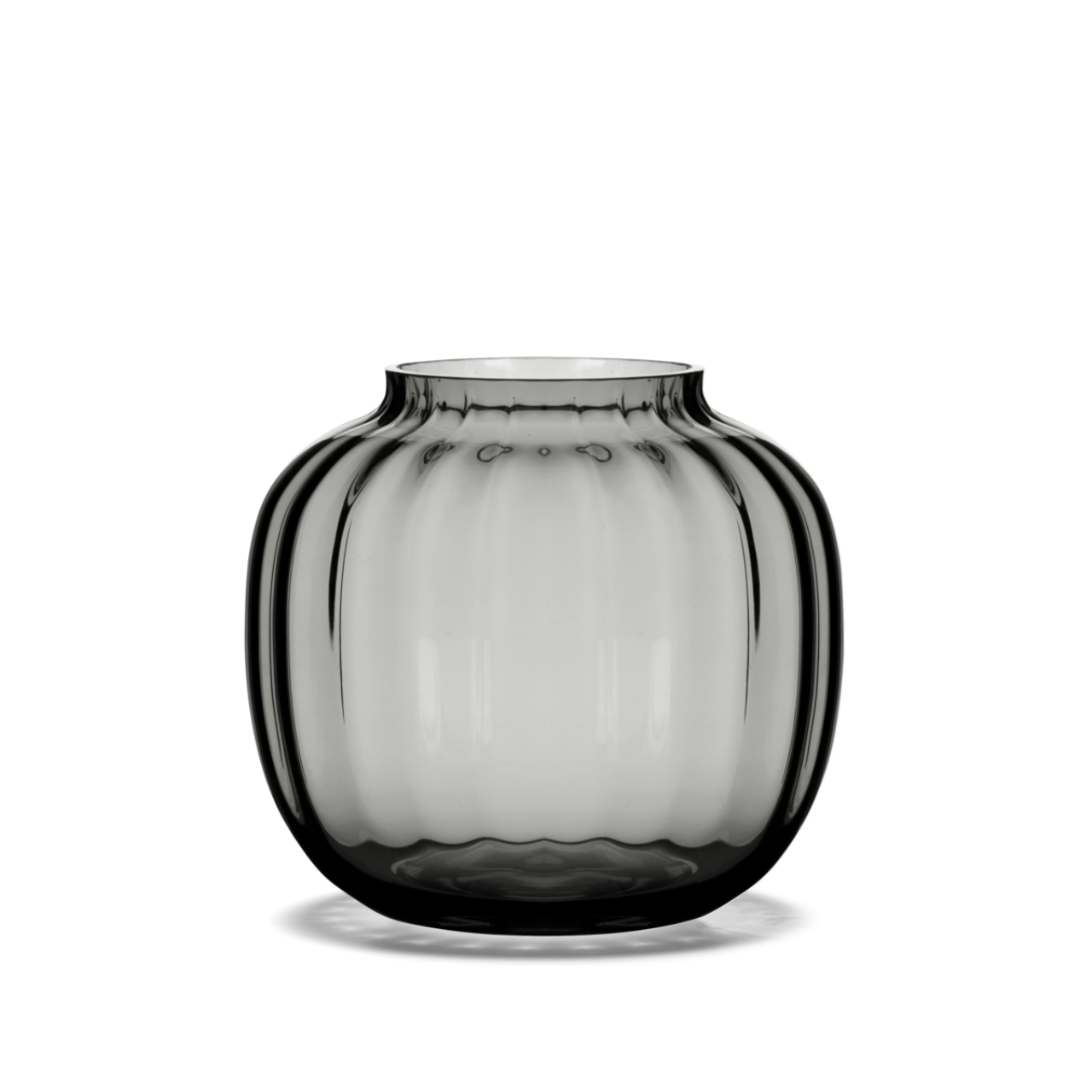 Primula Vase, 12.5cm, Smoke