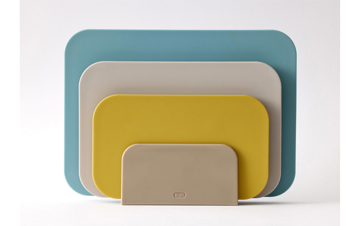 Schneidebretter, Farbige Auswahl, Abgerundete Ecken, Kunststoff-Set, Küchengeräte