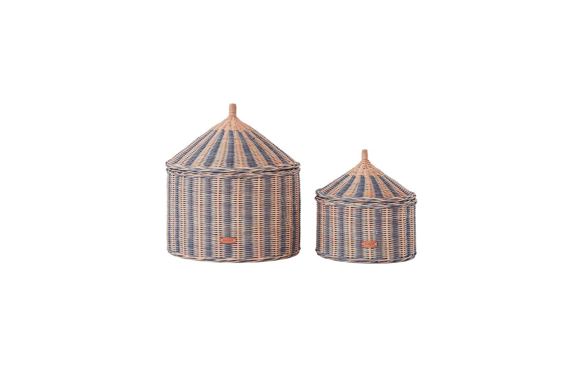 OYOY Aufbewahrungskorb Circus 2er Set