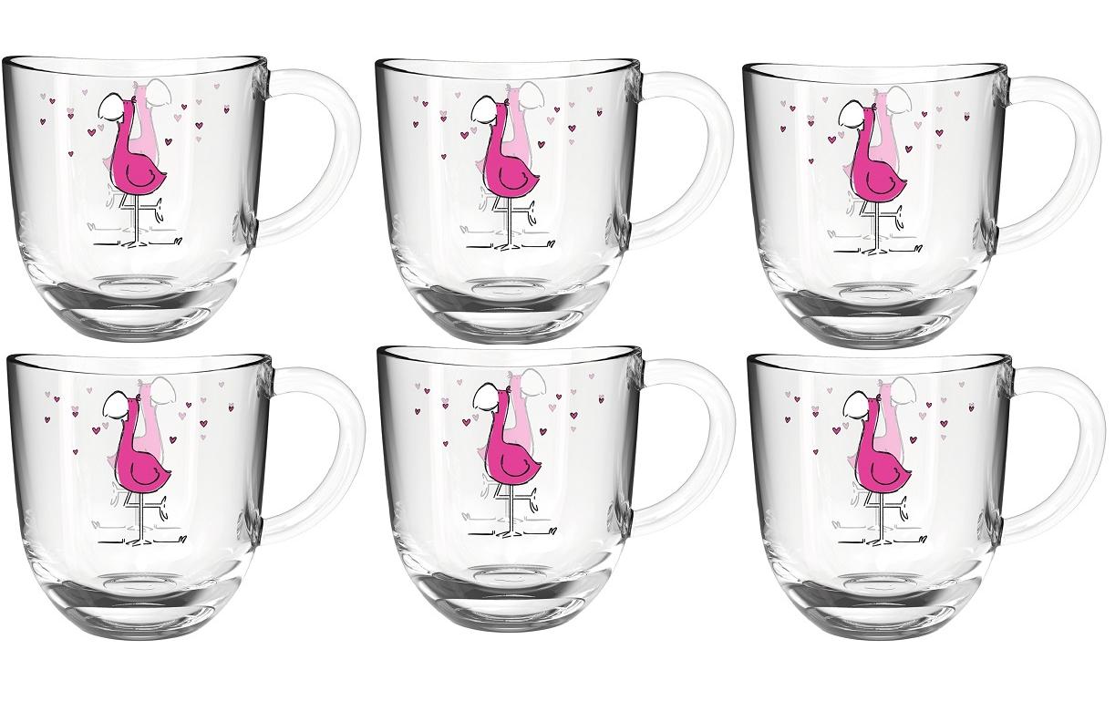 Leonardo Kindertassen Bambini, 280 ml, Flamingo