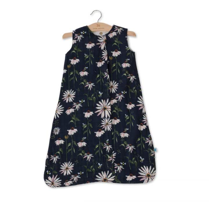 Cotton Muslin Sleeping Bag Gr. S - Dark Coneflower