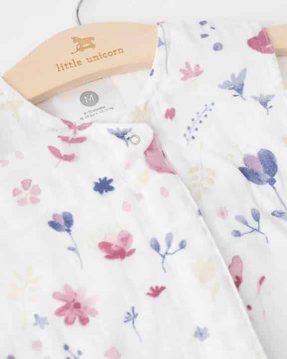 Cotton Muslin Sleeping Bag Gr. M - Fairy Garden