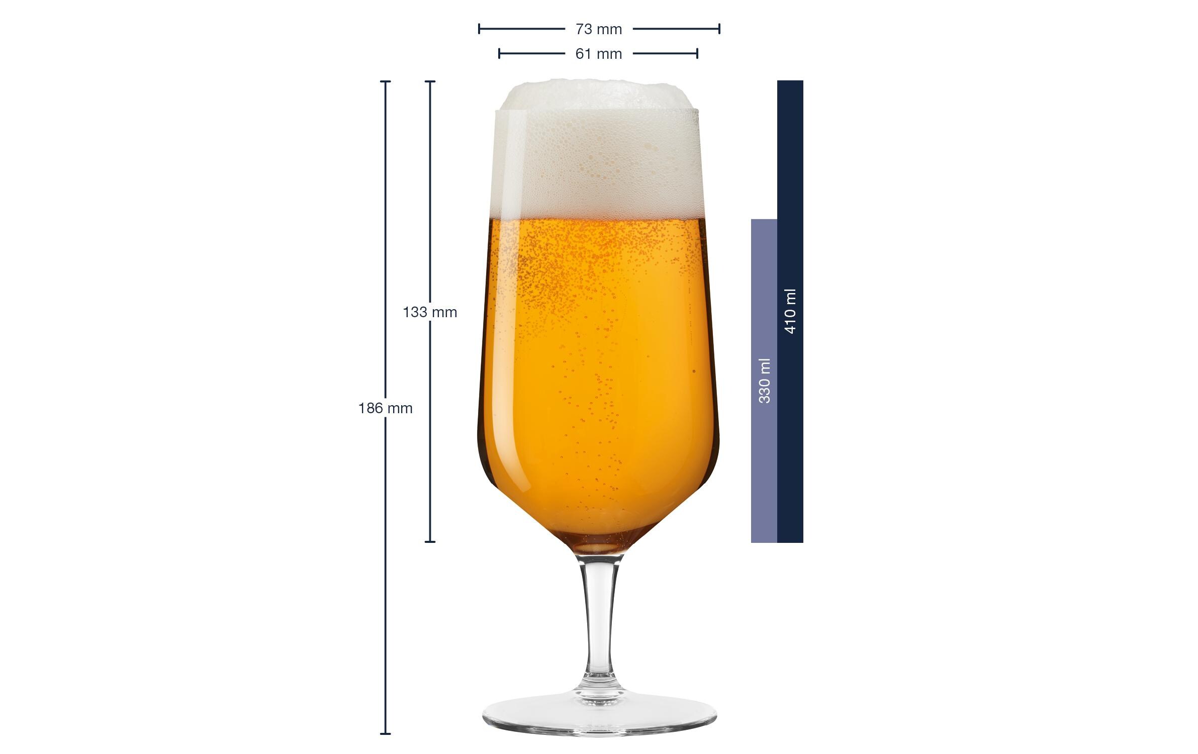 Leonardo Bierglas Puccini 410ml 6er Set Leonardo Bierglas Puccini 410ml 6er Set