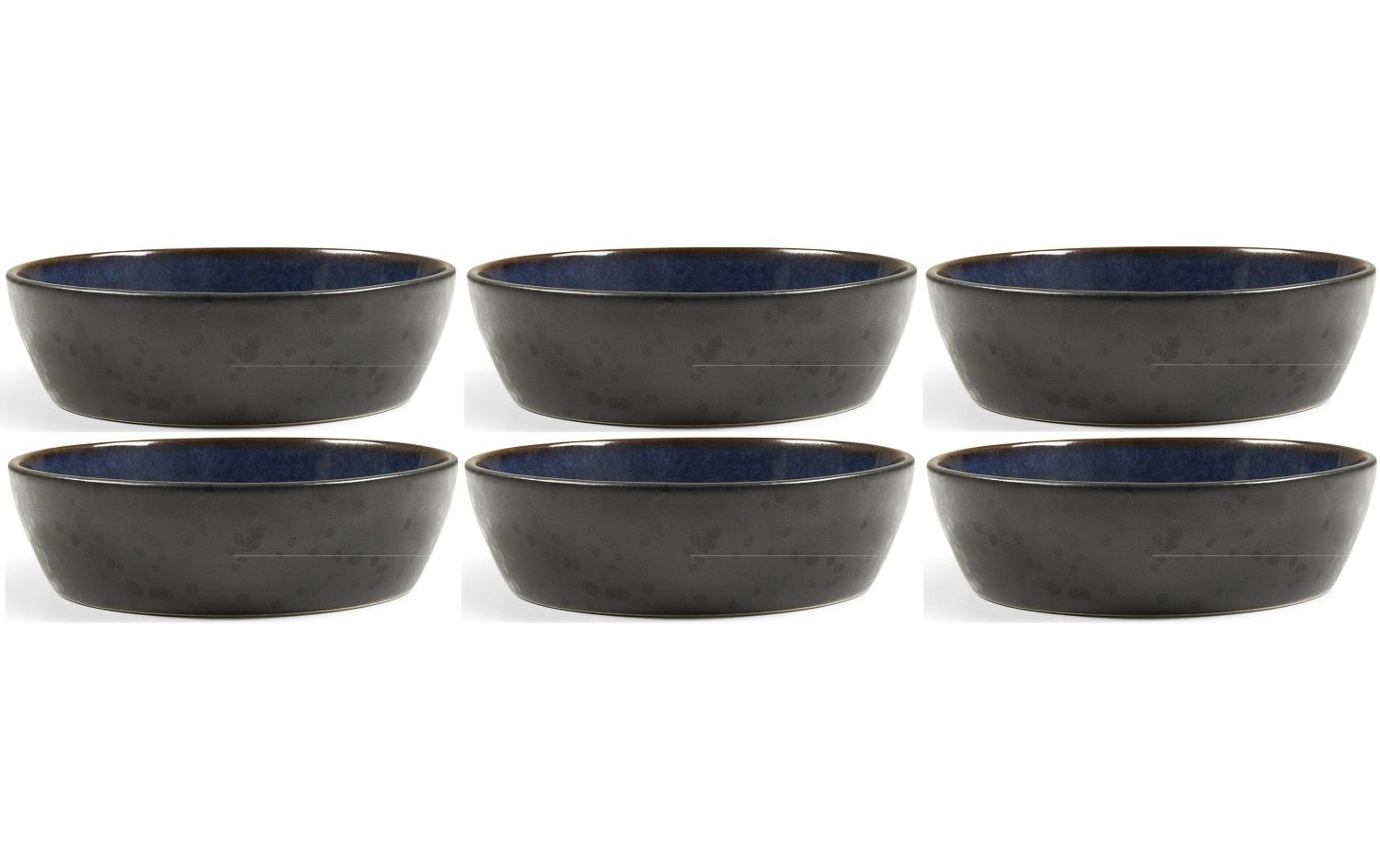 Schüssel, Tapas-Schüssel, Steinoptik, Dunkelgrau, Set aus 6