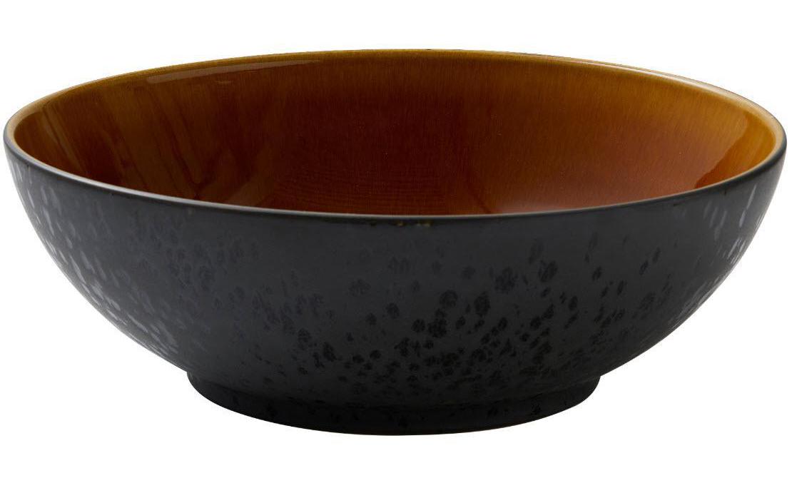 Schüssel, Porzellan, Keramik, Schwarz, Muschelnoberfläche