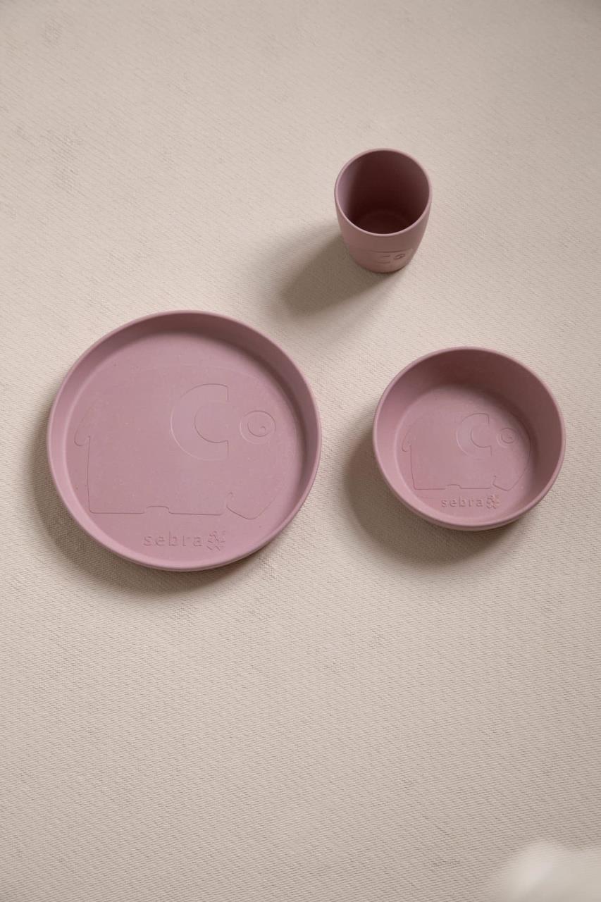 MUMS, Geschirr-Set, rosa