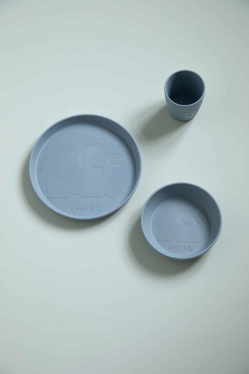 MUMS, Geschirr-Set, blau